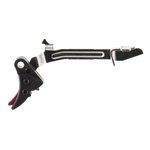 ZEV Fulcrum Adjustable Trigger Bar Kit with Red Safety for Glock Gen 1-3