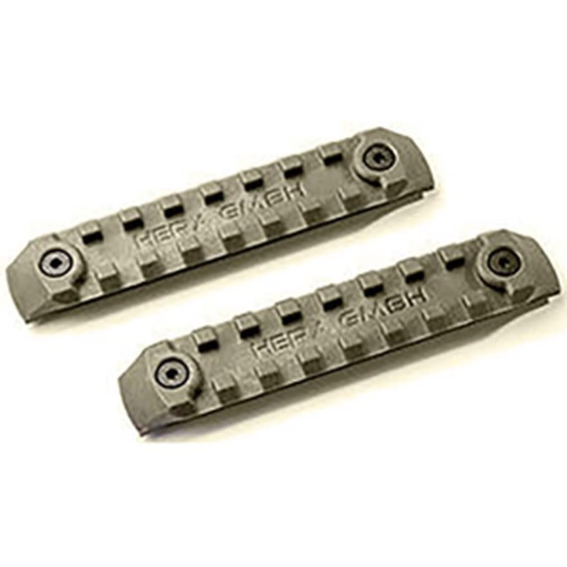 Hera Arms P-KMRS Accessory Rail KeyMod Polymer Olive Drab 2-Pack
