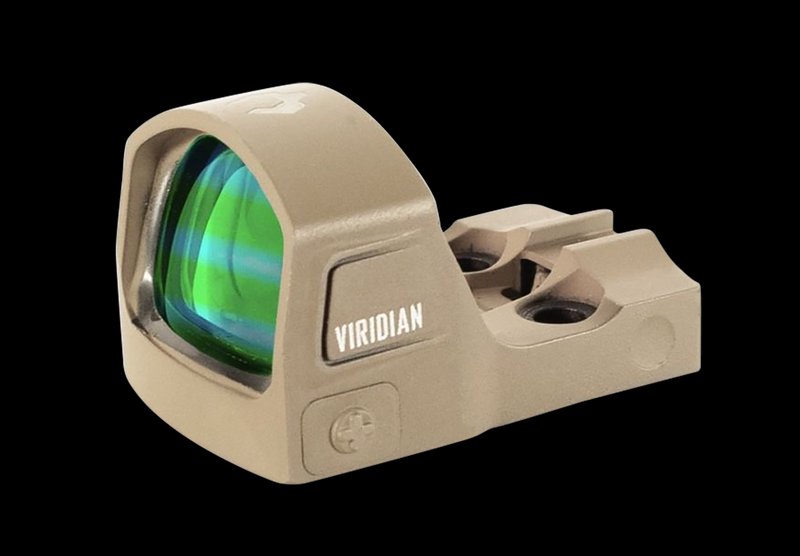 Viridian RFX15 Green Dot Reflex Sight RMSc Footprint FDE 3 MOA