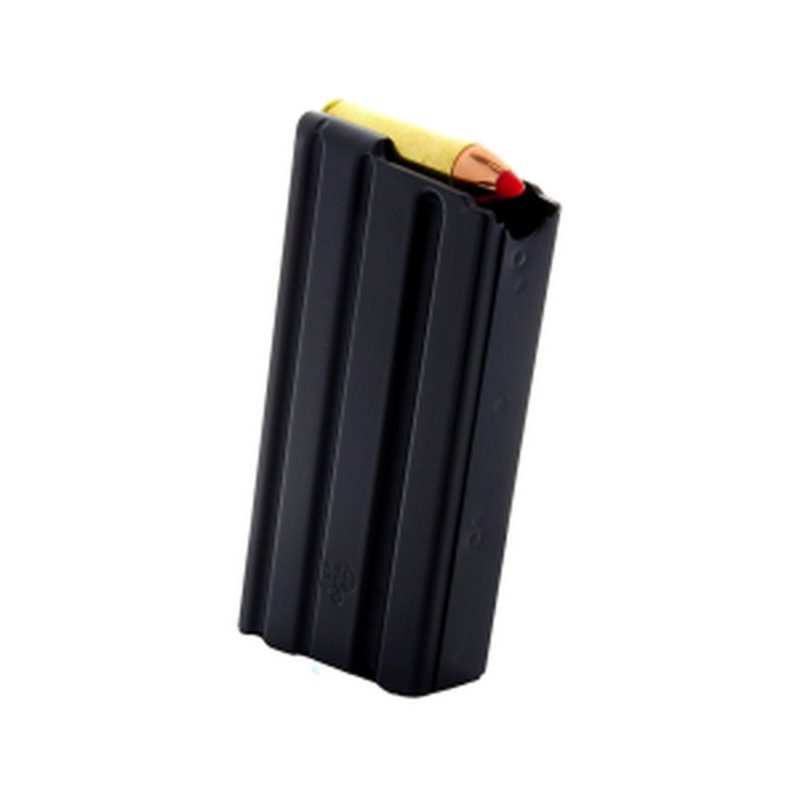 DuraMag SS Magazine AR-15 450 Bushmaster 5-Round Stainless Steel Black