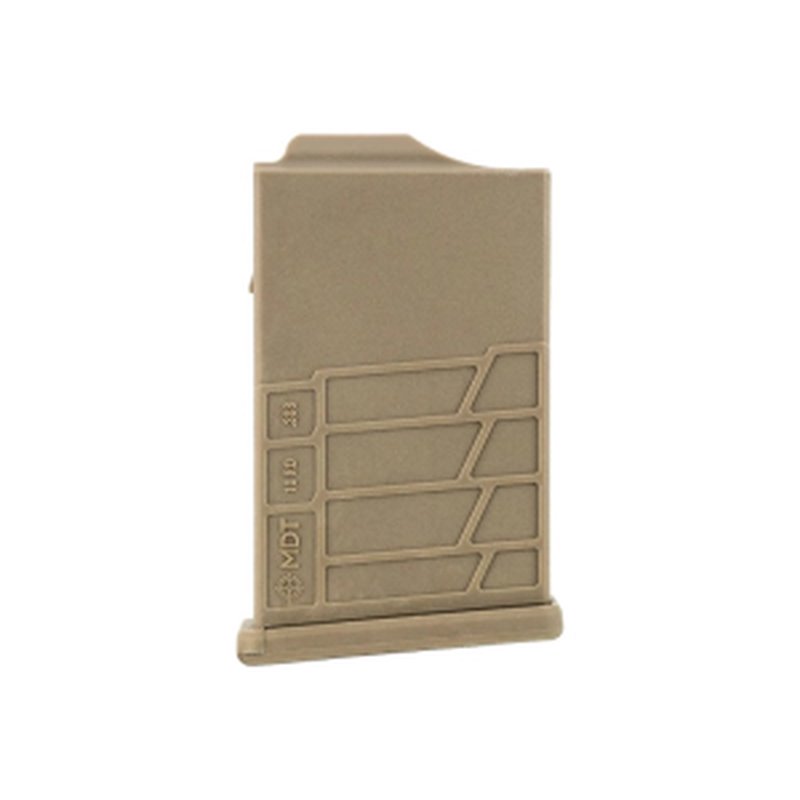MDT 104447FDE Aics Magazine 10rd Extended 308/6.5 Creedmoor Short Action, FDE Polymer, Fits Some Chassis/Bottom Metal (MDT, XLR, KRG, GRS, CDI, Pacific Tool & Gauge)