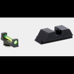 AmeriGlo KQGFT125 Glock Gen 5 Front & Rear Sights, Green Fiber .115