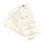 Brownells Double Stub Claim Checks 1000 Pack Shop Supplies