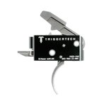 TriggerTech AR15 Competitive Curved Trigger 2 Stage Stainless Steel/Black