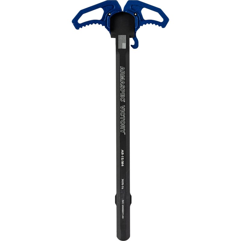 Armaspec Victory Ambidextrous AR-15 Charging Handle Blue ARM161-BLUE