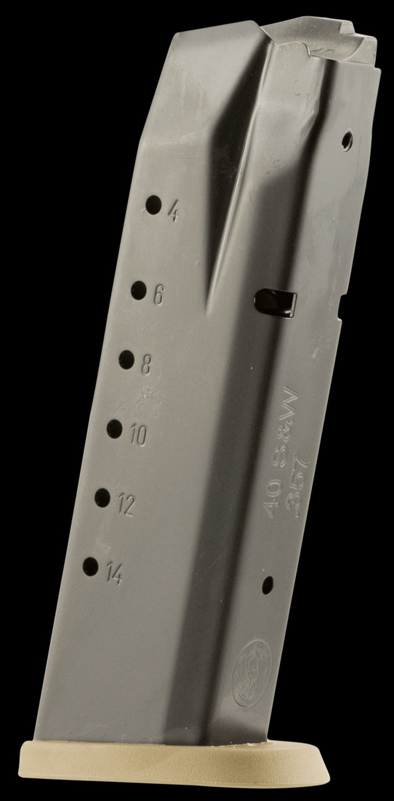 Smith & Wesson M&P Magazine .40 S&W 15-Round Black Steel