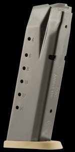 Smith & Wesson M&P Magazine .40 S&W 15-Round Black Steel