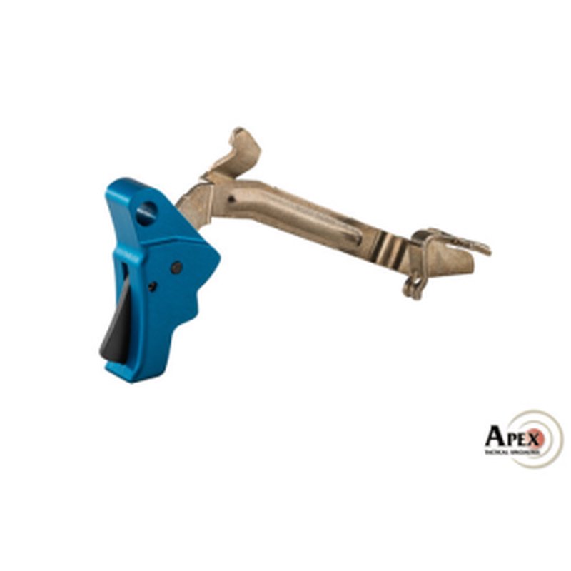 Apex Tactical Action Enhancement Trigger with Factory Trigger Bar for Glock - Blue