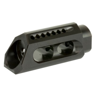 Yankee Hill 26MBA Slant Muzzle Brake 5.56 NATO 1/2-28 Black Steel 2.50" OAL