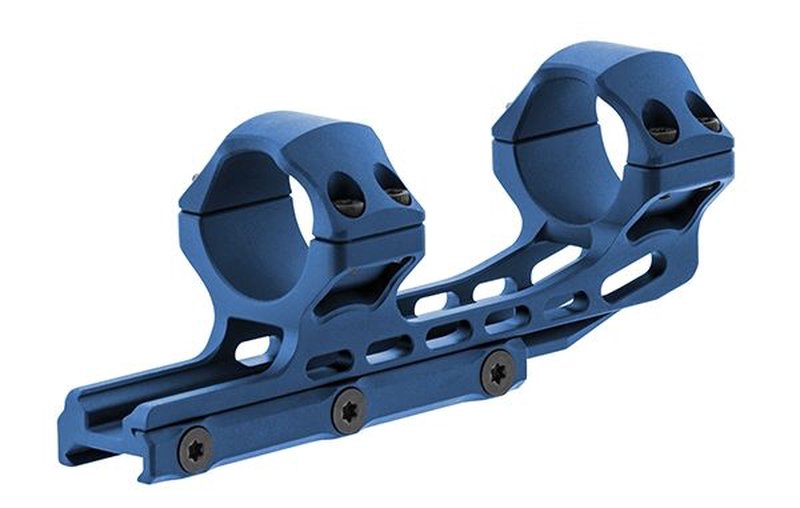 Leapers UTG Accu-Sync 30mm High Profile Offset Picatinny Rings Blue