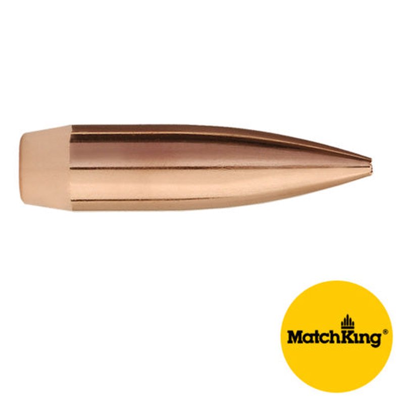 Sierra Bullets MatchKing .30 Caliber / 7.62mm 175gr Hollow Point Boat Tail Bullets 100 Count