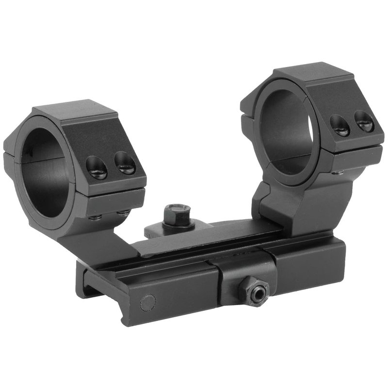 NcSTAR AR-15 Cantilever Scope Mount MARCQ with 30mm Rings & 1-Inch Inserts