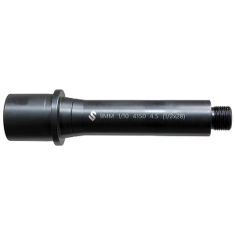 L&S AR9 4.5" Nitride Barrel 1/2x28