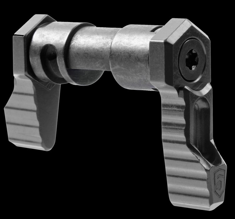 Phase 5 Tactical Ambidextrous Aluminum Safety Selector AR-15 AR-10 LR308 90 Degree Ambi Black