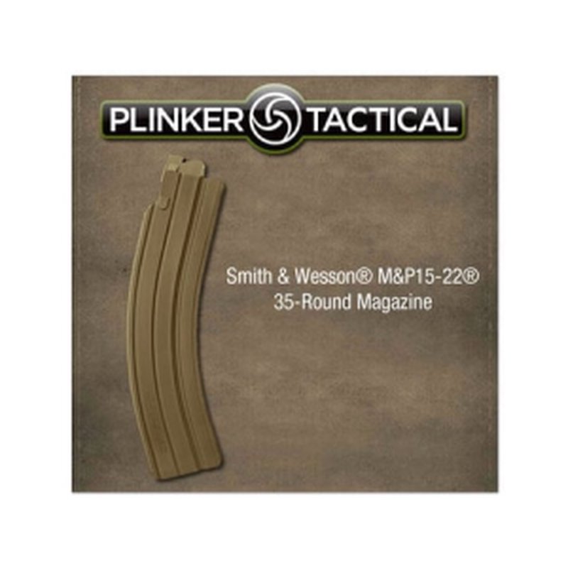 PLINKER TACTICAL MP15-22 35-ROUND .22 FLAT EARTH MAGAZINE