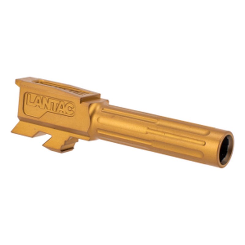 Lantac 9INE Fluted Barrel for Glock 43 - Bronze