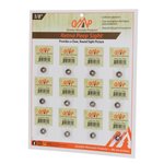 October Mountain Retna Peep Sight Tan 1/8 in. 12 pk