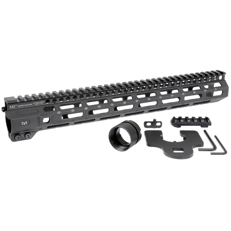 Midwest Industries MI Combat Rail 14in Free-Float M-LOK Handguard MI-CRM14