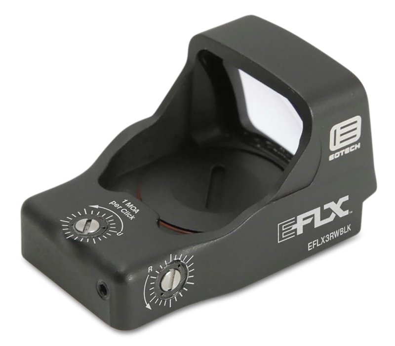 Eotech EFLX3RWBLK EFLX Mini Reflex Sight 3 MOA Dot Black