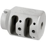 Midwest Industries Alpha Tank Brake 1/2x28-9mm Muzzle Brake, Tool Steel, Black Nitride