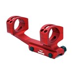 Warne Gen 2 X-SKEL Extended Skeletonized 30mm MSR Mount Red Picatinny Rail