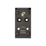 Night Fision Glock MOS DeltaPoint Pro optic mounting plate black 17-4 stainless GLK-OP-DPP-FSMOS
