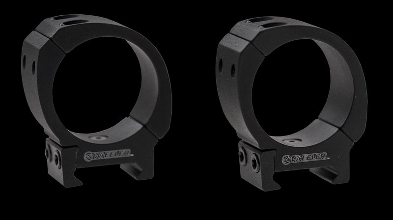 Wheeler Sporter Bi-Weaver Picatinny Scope Rings 34mm High Adjustable Base