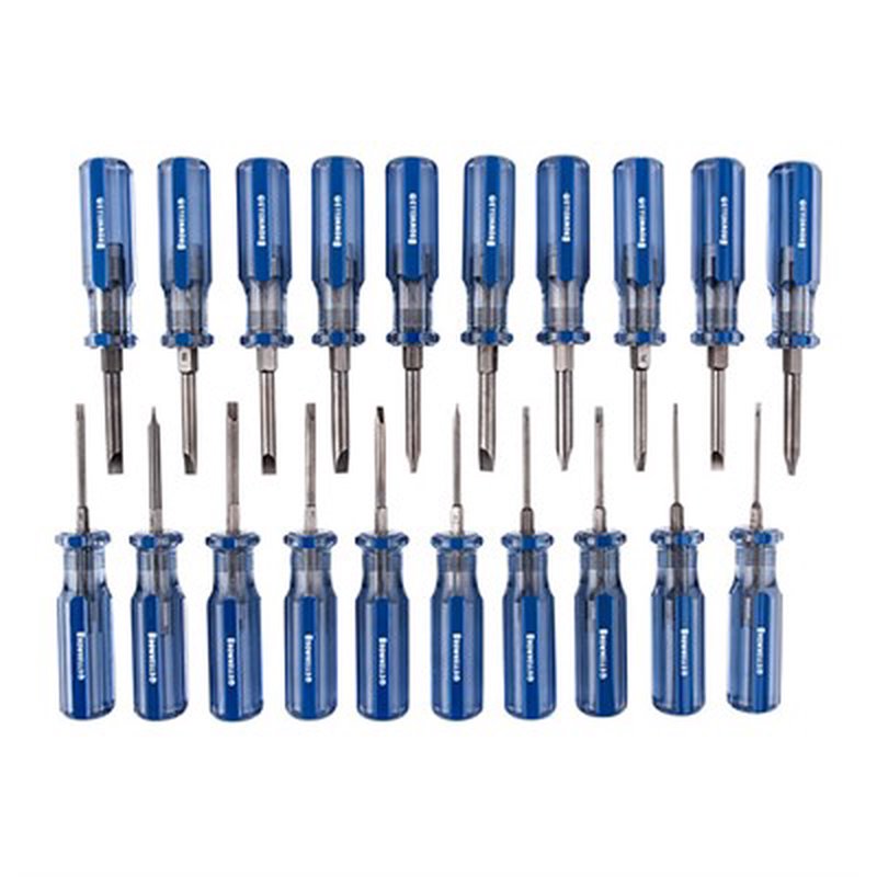 Brownells Fixed-Blade Screwdriver Set Hardened Blades - Gunsmith Tool Kit