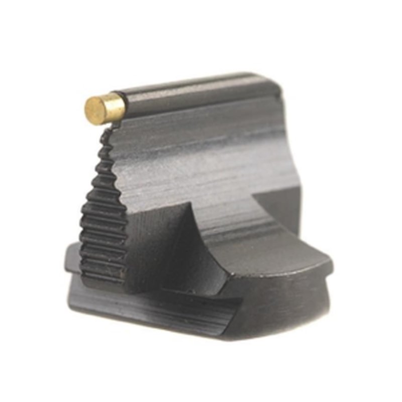 Williams Front Sight .538" Height .531" Width Steel Blue 1/16" Gold Bead Steel Black