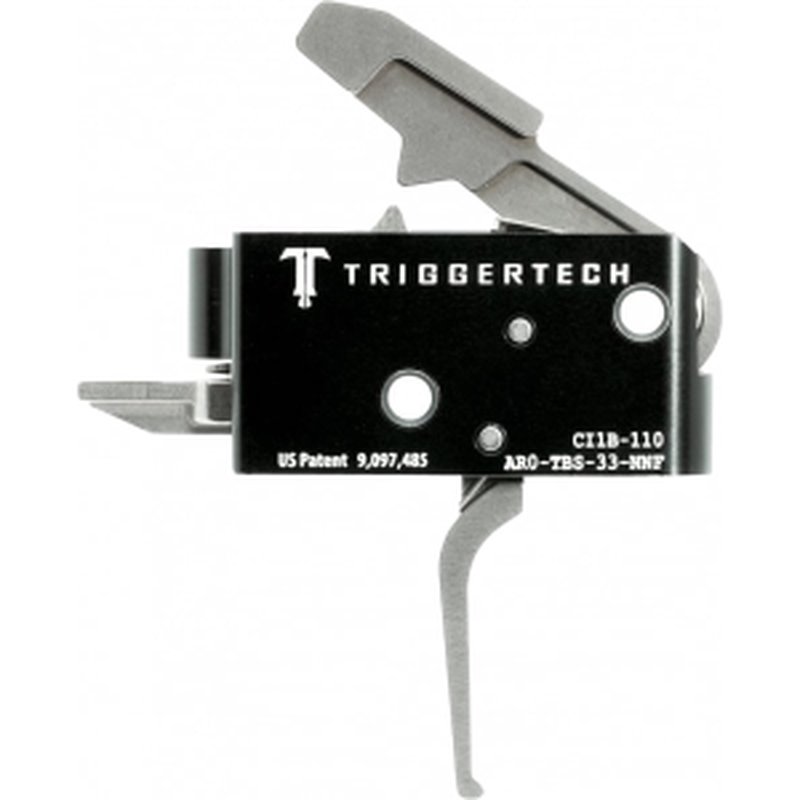Trigger Tech Competitive Primary AR-15 Flat Two Stage Rifle Trigger - Gray