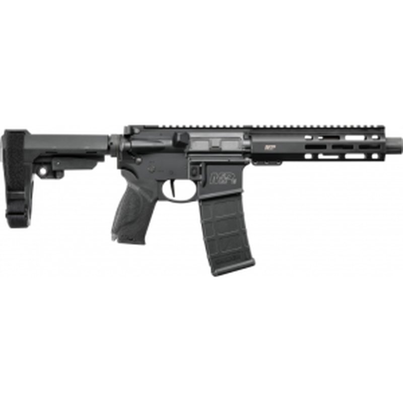 Smith & Wesson 13320 M&P15 Pistol 7.5" Barrel 5.56/.223 Caliber, 30 Round W/ SBA3 Adjustable ARM Brace