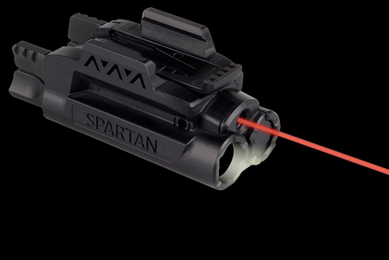 LaserMax Spartan SPSCR rail light & red laser combo 120-lumen white LED adjustable fit