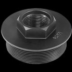Yankee Hill 214536 HUB Direct Thread Mount 1/2-36 17-4 Melonite QPQ