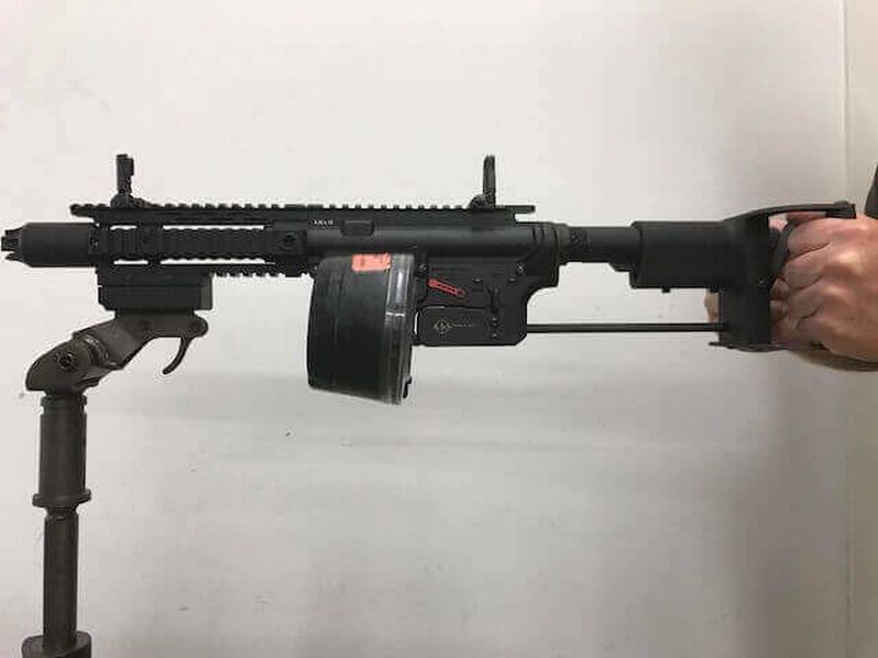 KNS Precision Gen 2 AR15/M16 Spade Grip with Carbine Stock Assembly (Black)