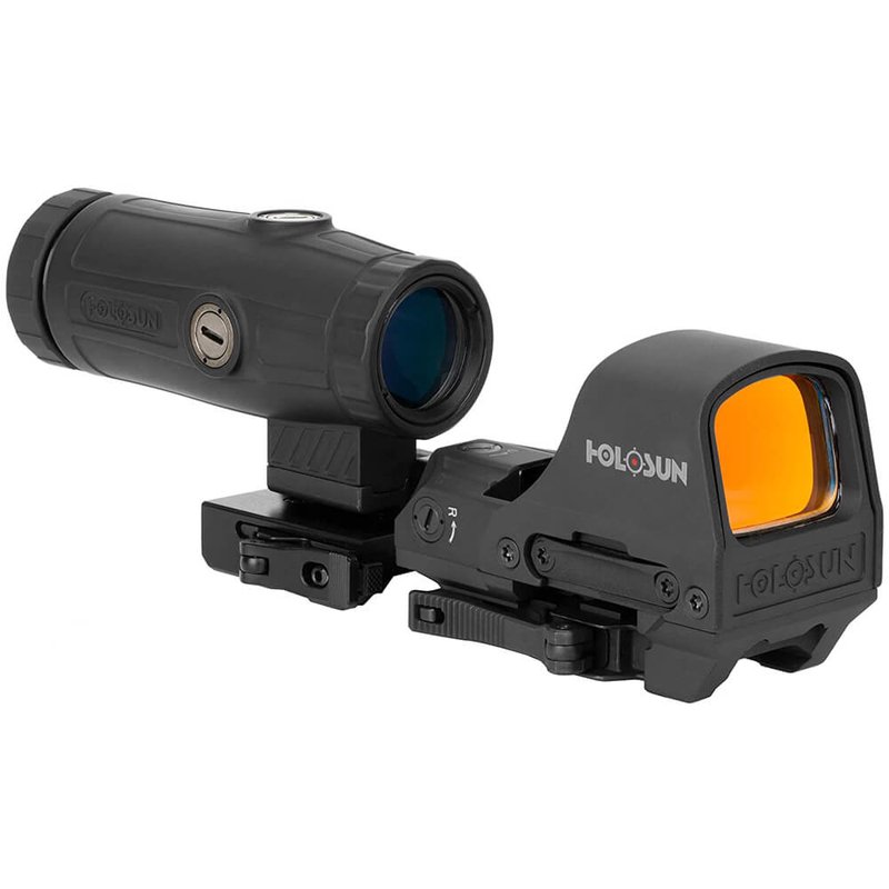Holosun HS510c Reflex Red Dot + HM3X 3x Magnifier Combo Set