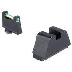 AmeriGlo GFT-145 3XL Green Fiber Front & Rear Sight Set (Glock)