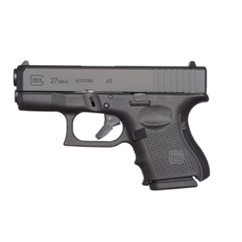Glock 27 Gen4 .40 S&W 9-Round Handgun Pistol (Made in USA) - Black