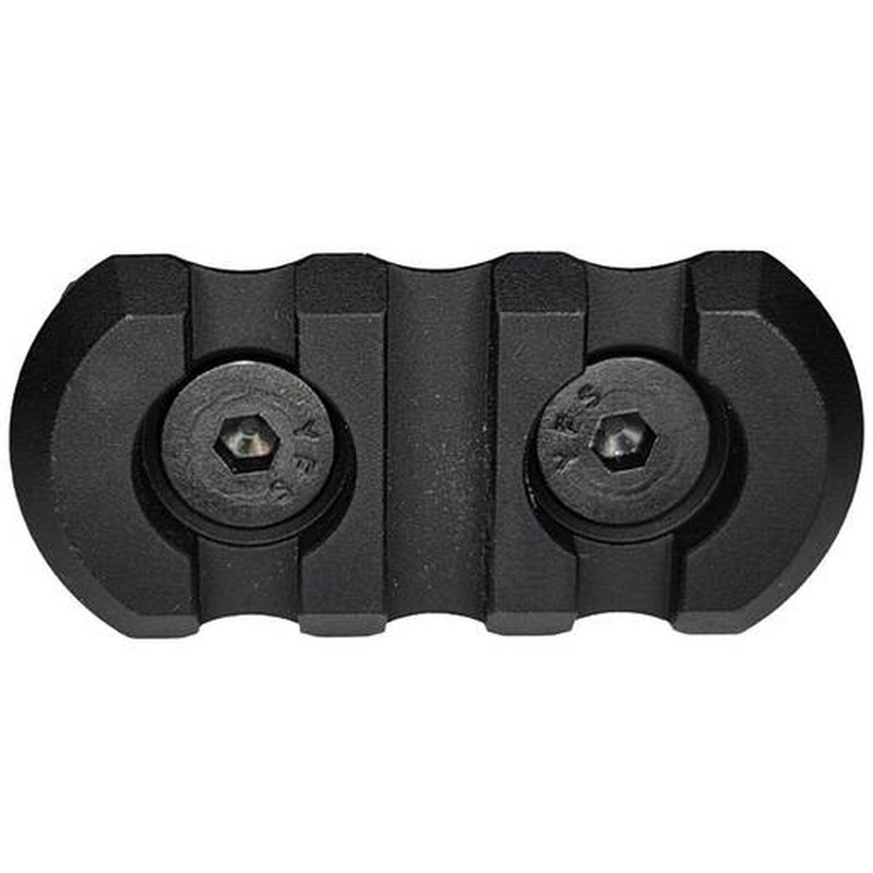 TAPCO 3-Slot Picatinny Rail Attachment M-LOK/KeyMod Black (TAP22126)