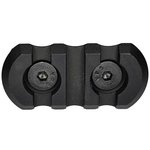 TAPCO 3-Slot Picatinny Rail Attachment M-LOK/KeyMod Black (TAP22126)