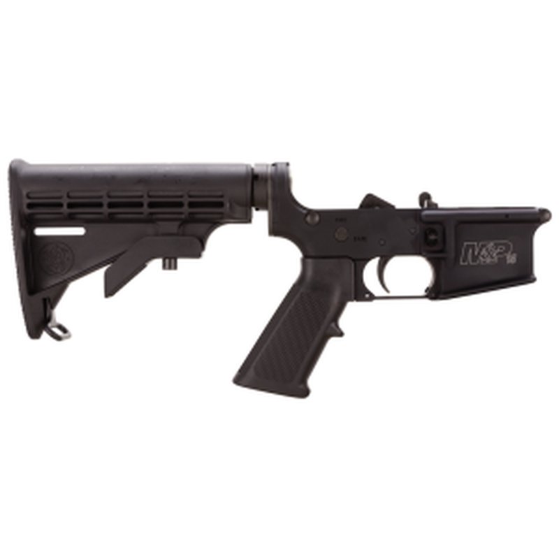 Smith & Wesson M&P15 AR-15 Complete Lower Receiver 5.56 NATO Black 6-Position Stock