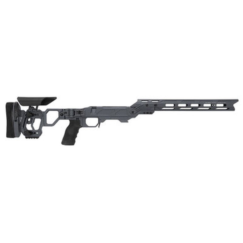 Cadex Defense Lite Competition Rem 700 LA Skeleton Folding Chassis M-LOK Sniper Grey