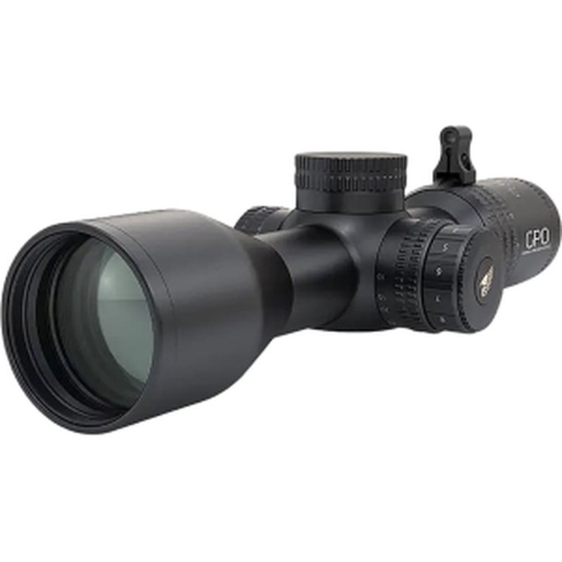 German Precision Optics GPO Centuri Super Compact Rifle Scope 3-12x 44mm G4 Reticle Matte Black