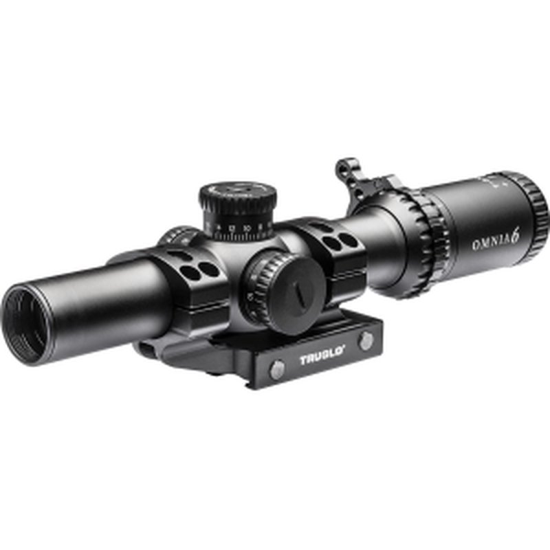 Truglo OMNIA4 Tactical Scope - 1-6x24mm 30mm Illum All Purpose Tactical Reticle (A.P.T.R.) Black