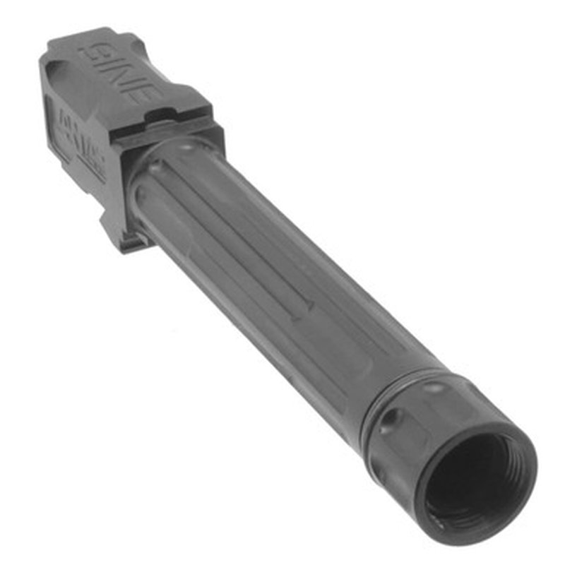 Lantac 9INE Glock 19 9mm 4.01in Black Fluted Threaded Barrel