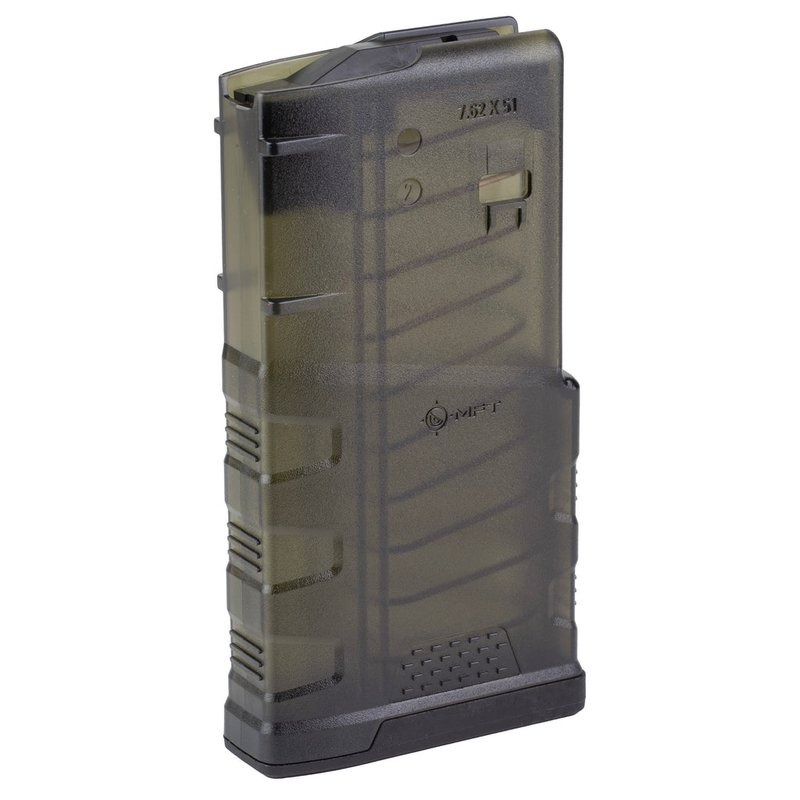 Mission First Tactical Extreme Duty 20rd .308/7.62x51 AR-10 magazine 20EXD762x51-T-S (smoke translucent)