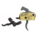 Atrius Forced Reset Selector, Super Safety w/ BHA Golden Hawk Curved Trigger Bundle