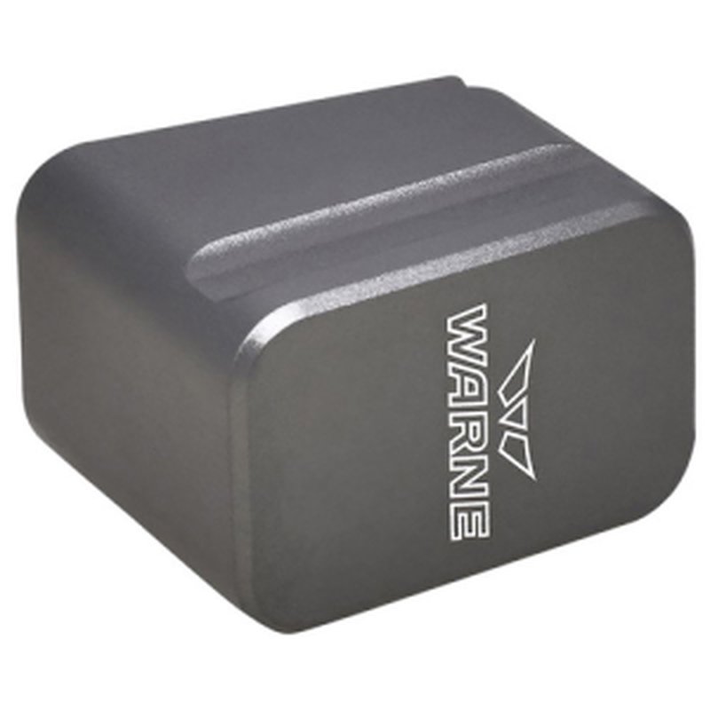Warne Glock 17/22 Magazine Extension (Gray) 5rd Hardcoat Anodized