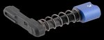 Strike AR Magazine Catch Steel Assembly Blue 6061-T6 Aluminum Release Button AR Platform ARSMCBLU