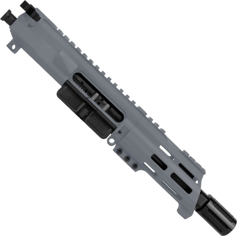 ABC RIFLE COMPANY AR-15 .223 Remington/5.56x45mm NATO Micro Pistol 5in Barrel Custom 5in Top Cut Custom M-LOK Handguard Complete Upper Receiver w/BCG And Charging Handle