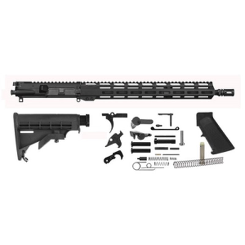 Del-Ton RKT125 16-Inch 1x7 LW Mid Length Rifle Kit 15-Inch M-LOK HG